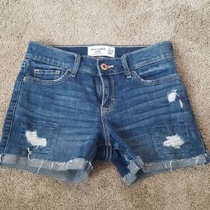 Abercrombie kids jean shorts